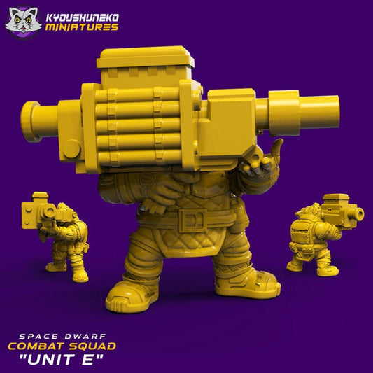 Space Dwarf Combat Squad Unit E - Kyoushuneko miniatures