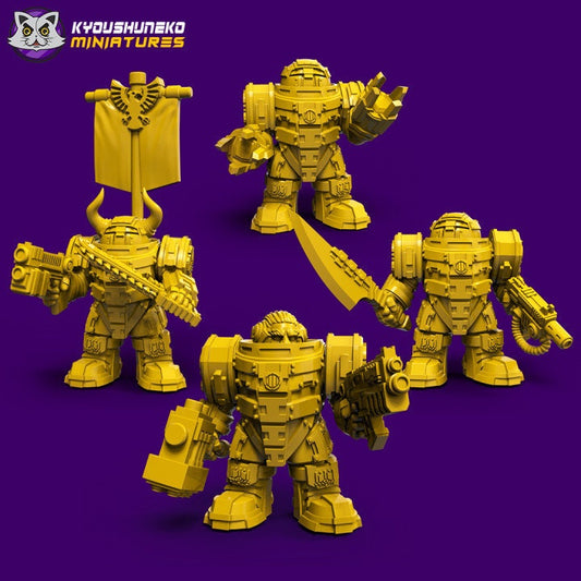 Space Dwarf Exo Units - Kyoushuneko miniatures