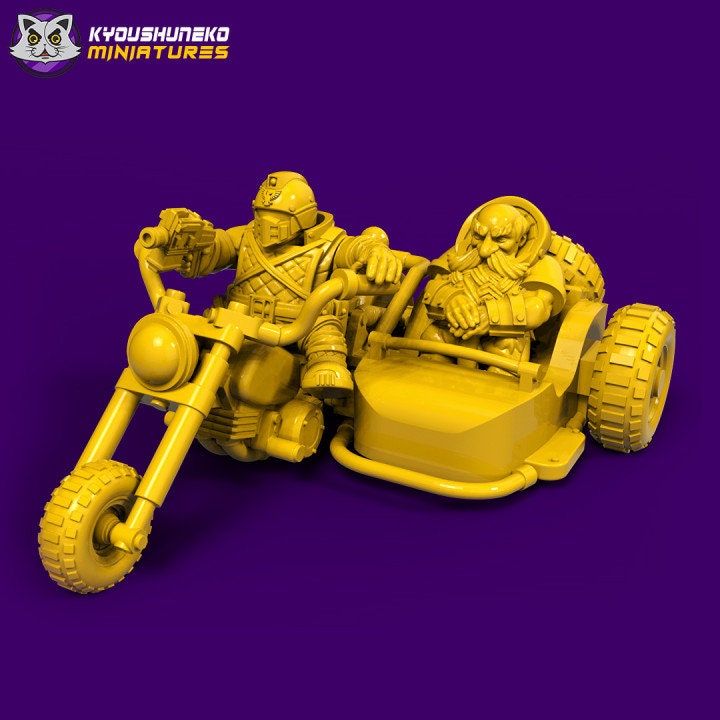 Space Dwarf Tricycle With Ancestor - Kyoushuneko miniatures