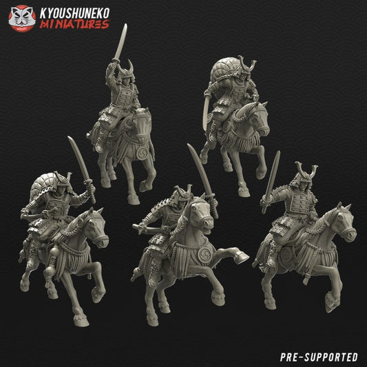 Japanese Samurai Sword Riders - Kyoushuneko miniatures