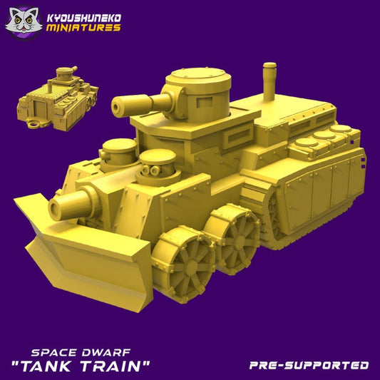 Space Dwarf Front Train - Kyoushuneko miniatures