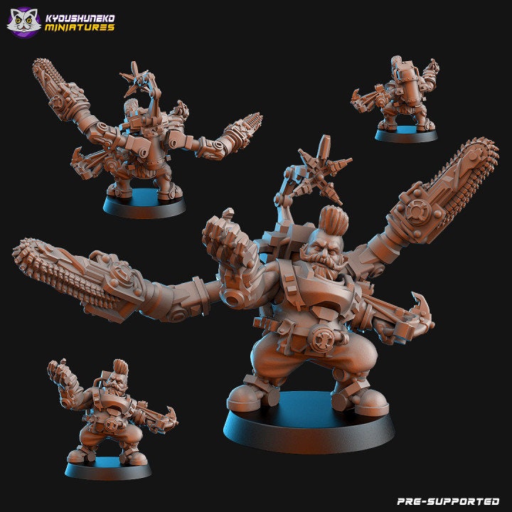 Dwarf Miner Expedition Captain - Kyoushuneko miniatures