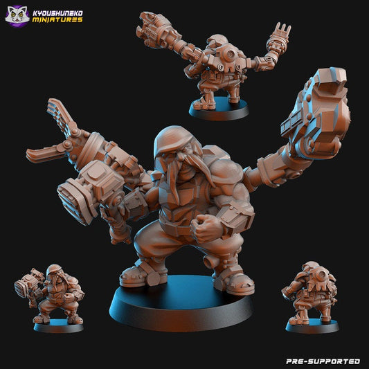 Dwarf Miner Expedition Crusher - Kyoushuneko miniatures