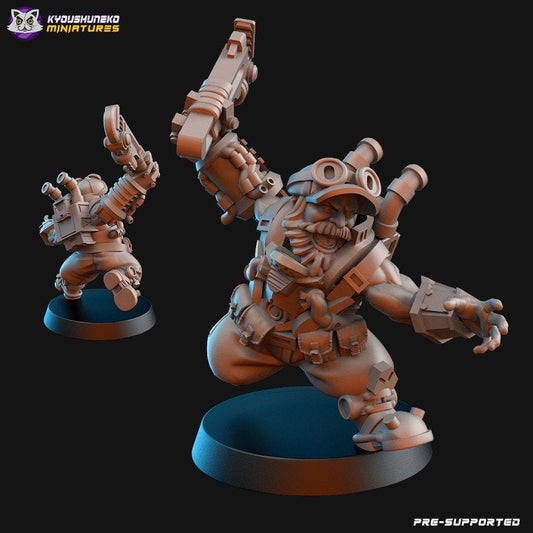 Dwarf Miner Expedition Scout B - Kyoushuneko miniatures