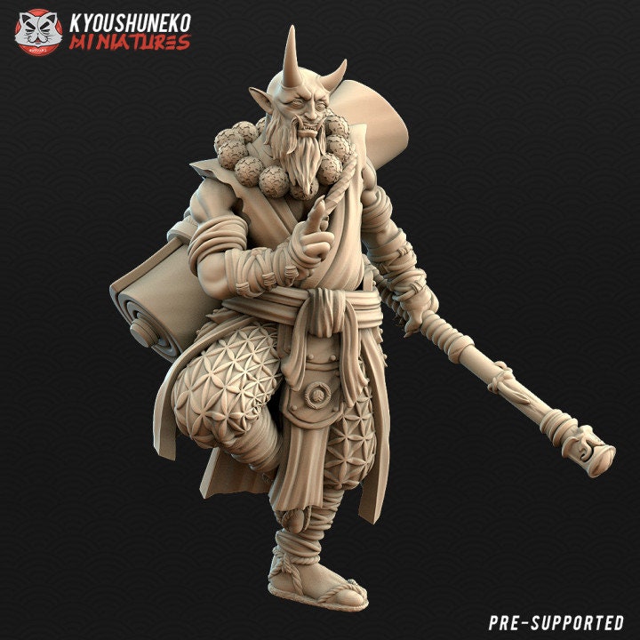 Oni Sohei Monk Elder - Kyoushuneko Miniatures