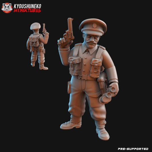 British Captain ww2 - Kyoushuneko Miniatures