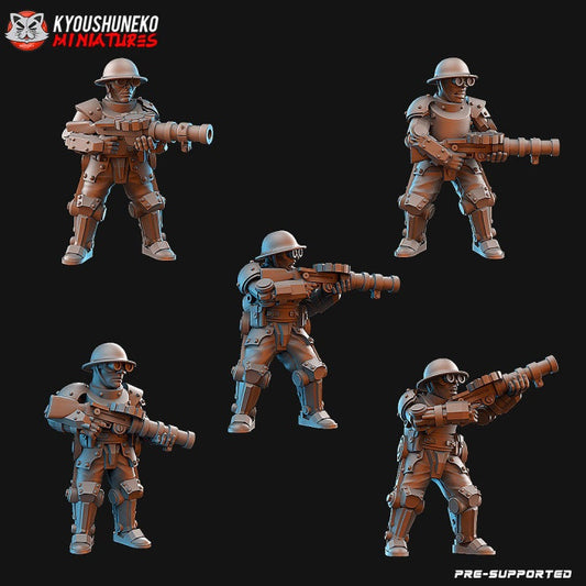 British Heavy Infantry Units ww2 - Kyoushuneko Miniatures