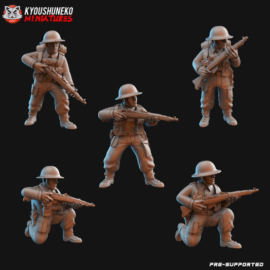 British Riflemen ww2 - Kyoushuneko Miniatures