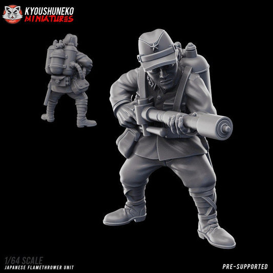 Japanese Flamethrower Unit ww2 - Kyoushuneko Miniatures