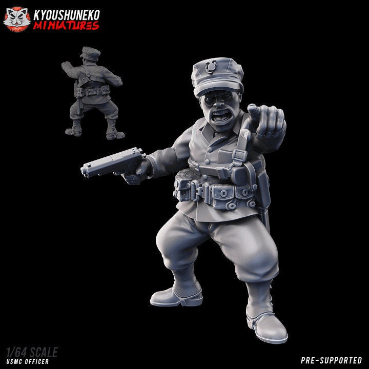 USMC Officer ww2 - Kyoushuneko Miniatures