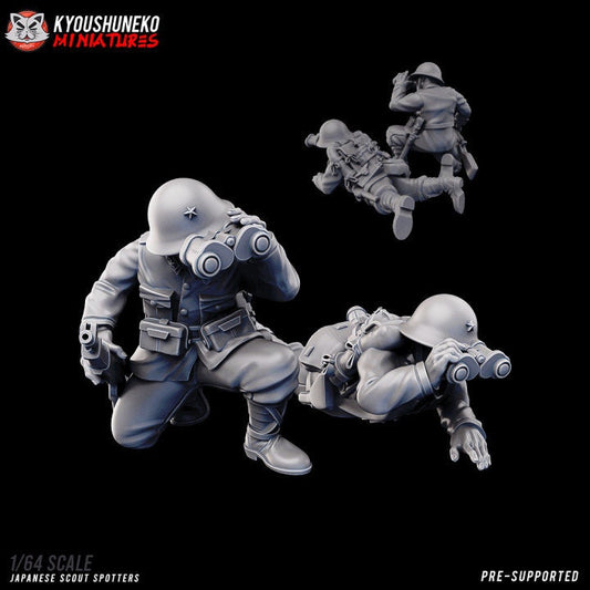 Japanese Scout Spotters ww2 - Kyoushuneko Miniatures