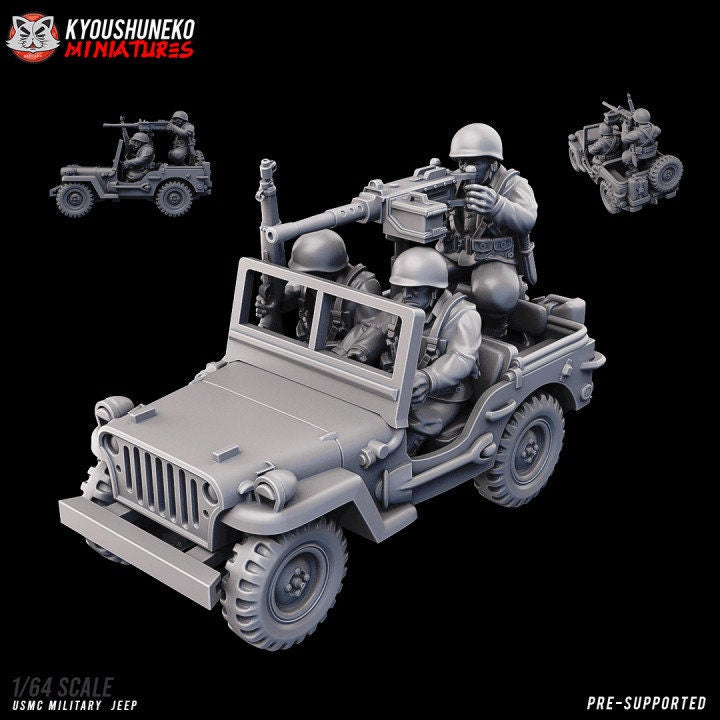 USMC Military Jeep ww2 - Kyoushuneko Miniatures