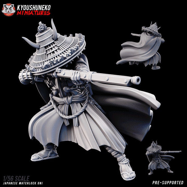 Japanese Matchlock Oni - Kyoushuneko Miniatures