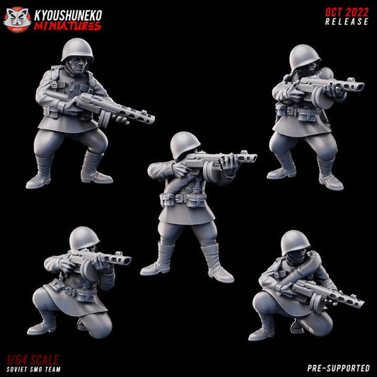 Soviet SMG Team ww2 - Kyoushuneko Miniatures