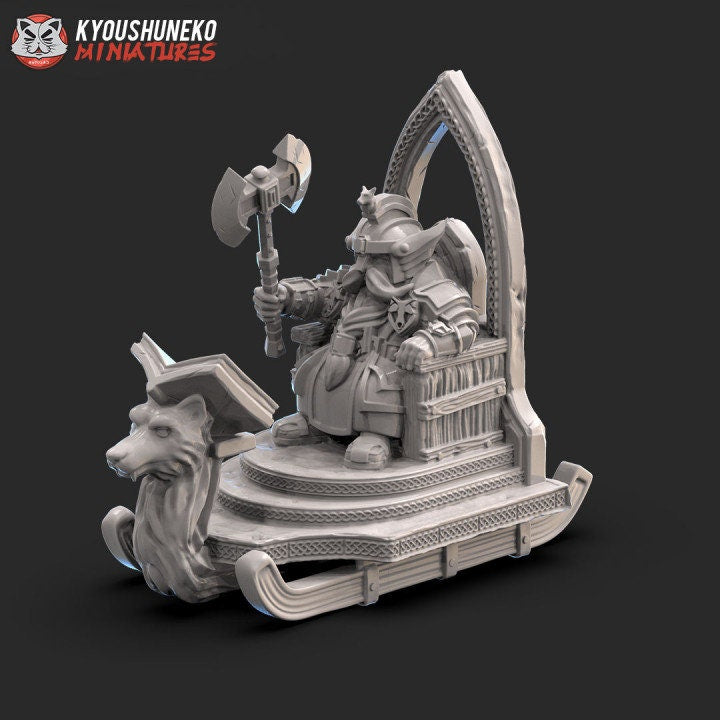 Dwarf Throne of Power - Kyoushuneko miniatures