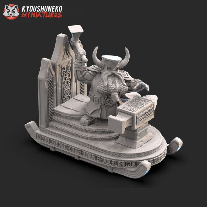 Dwarf Rune Lord Anvil of Doom - Kyoushuneko miniatures