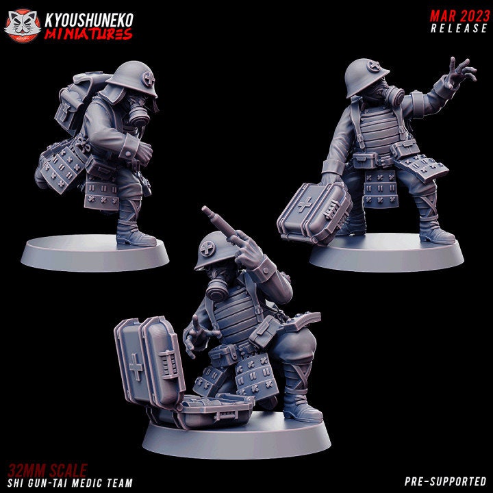 Shi Gun-Tai Medic Team - Kyoushuneko Miniatures