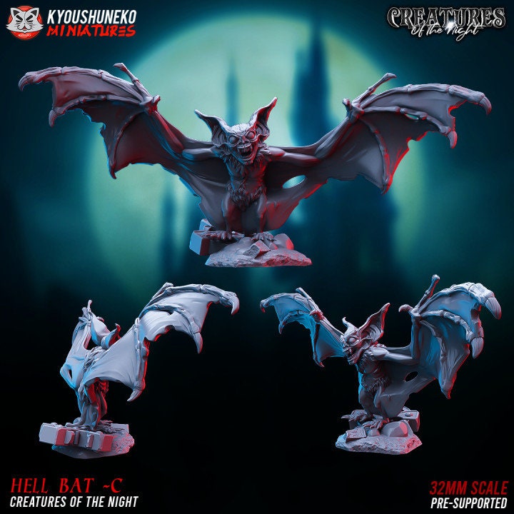 Hell Bat C Freebie - Kyoushuneko Miniatures