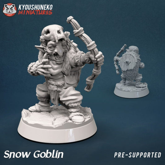 Snow Goblin Archer - Kyoushuneko Miniatures