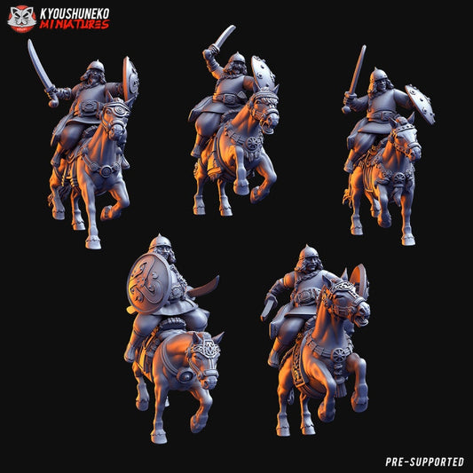 Mongol Swordmen Light Cavalry - Kyoushuneko Miniatures