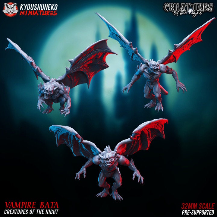 Vampire Bats - Kyoushuneko Miniatures