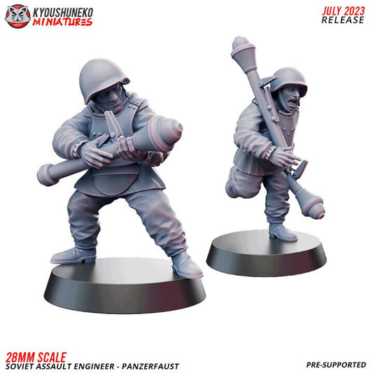 Panzerfaust Soviet Assault Engineer ww2 - Kyoushuneko Miniatures