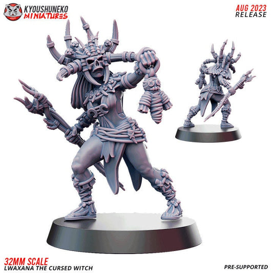 Lwaxana the Cursed Witch - Kyoushuneko Miniatures