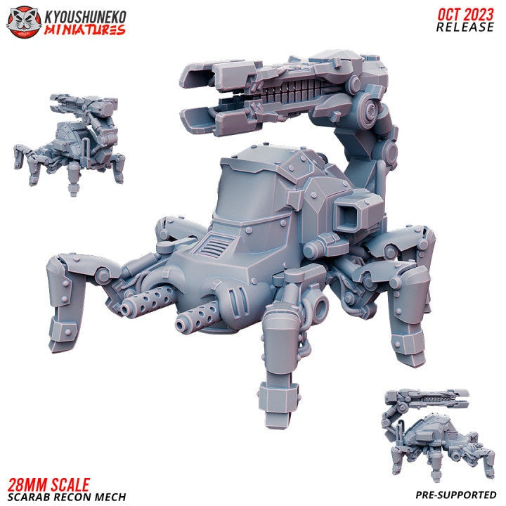 Scarab Reacon Mech - Kyoushuneko Miniatures