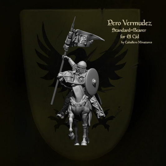 Pero Vermudez, El Cid's Standard Bearer 28mm - Reconquer Designs