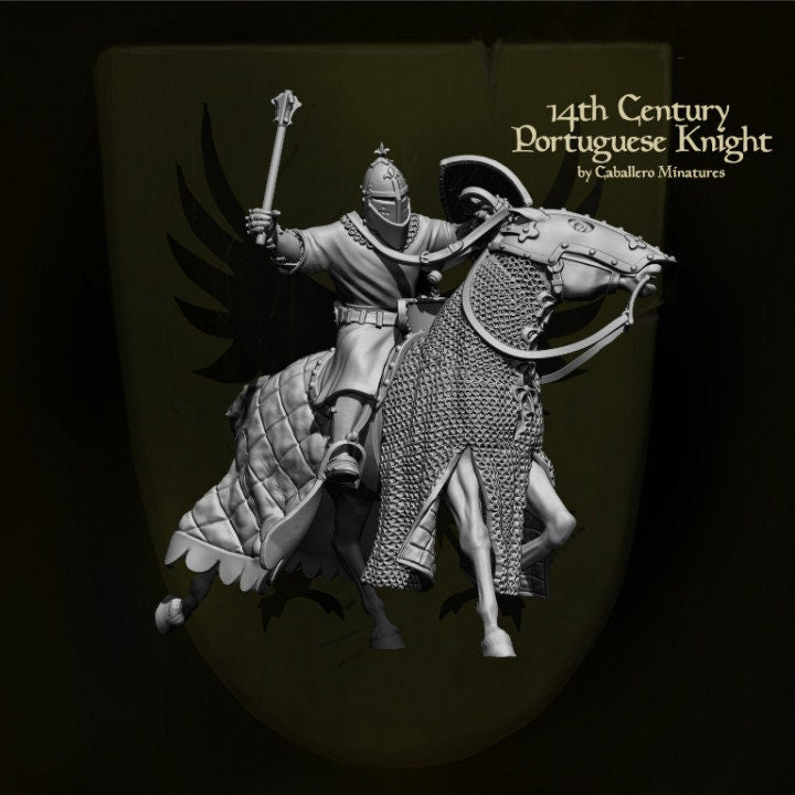 14th Century Portuguese Knight 28mm - Reconquer Designs