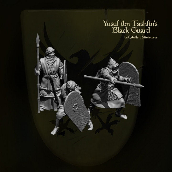 Yusuf ibn Tashfin's Black Guard 28mm - Reconquer Designs