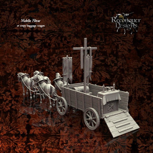 Mass or Baggage Cart 28mm - Reconquer Designs