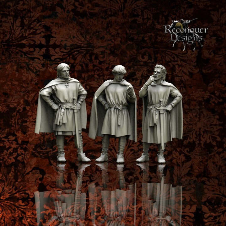 10th-13th Century Christian Nobles Set A 28mm - Reconquer Designs