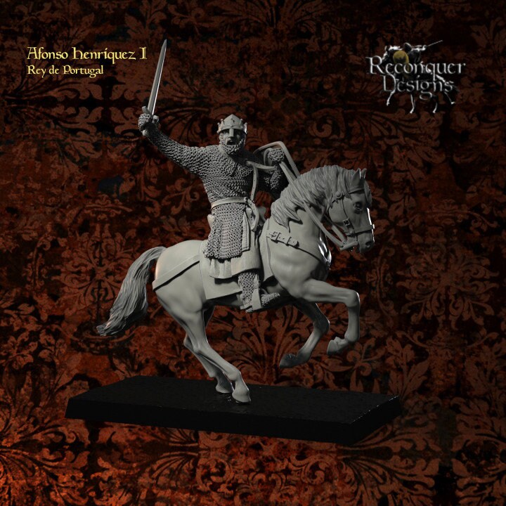 Afonso Henriquez, Count and King of Portugal 28mm - Reconquer Designs