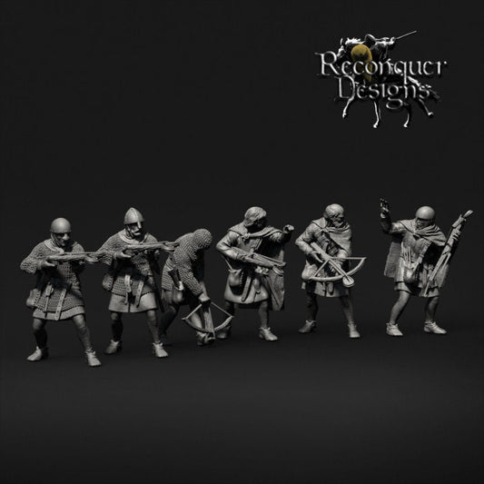 12-13th Century Crossbowmen 28mm - Reconquer Designs