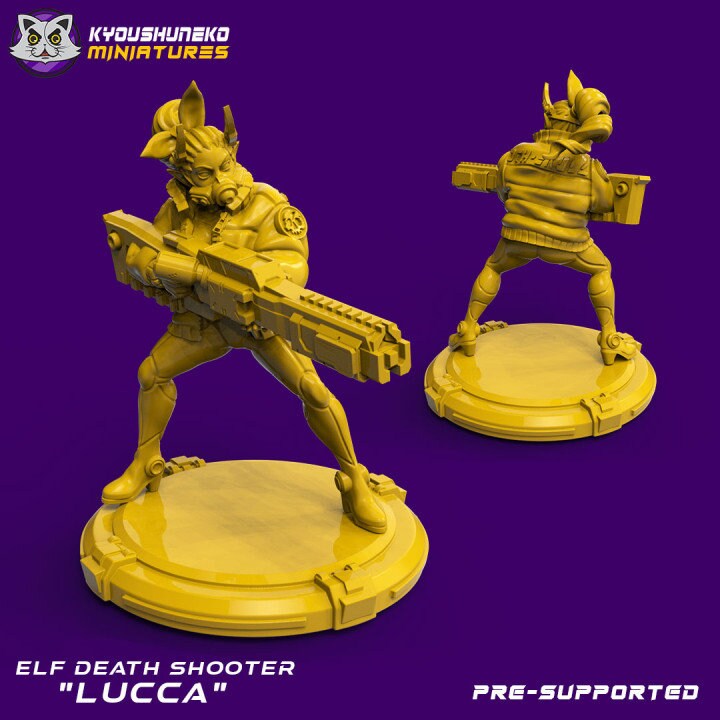 Elf Death Shooter Lucca - Kyoushuneko miniatures