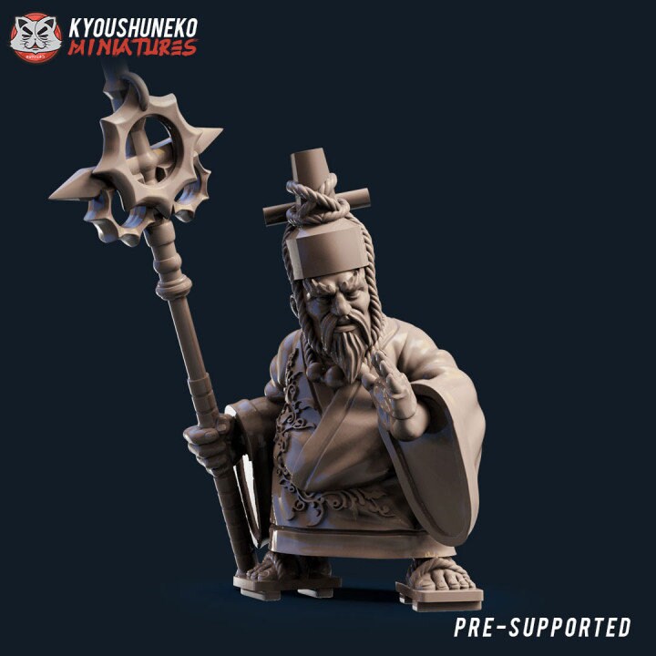 Japanese Dwarf Rune Lord - Kyoushuneko miniatures