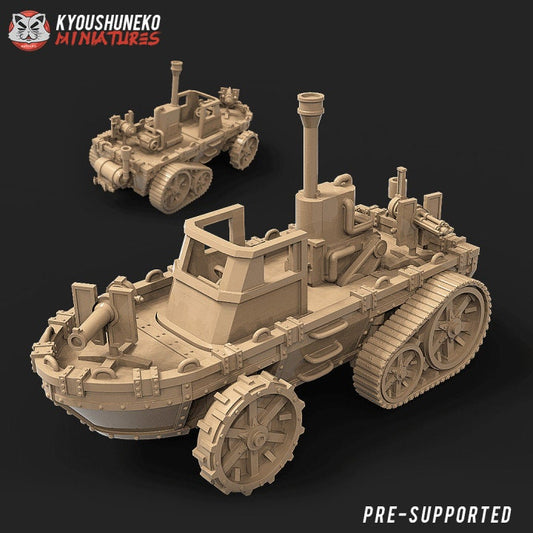 Amphibious Dwarf Steam Tank - Kyoushuneko miniatures