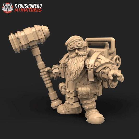 Sky Dwarf Admiral - Kyoushuneko miniatures