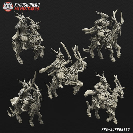 Japanese Elite Guard Kirin Riders - Kyoushuneko Miniatures