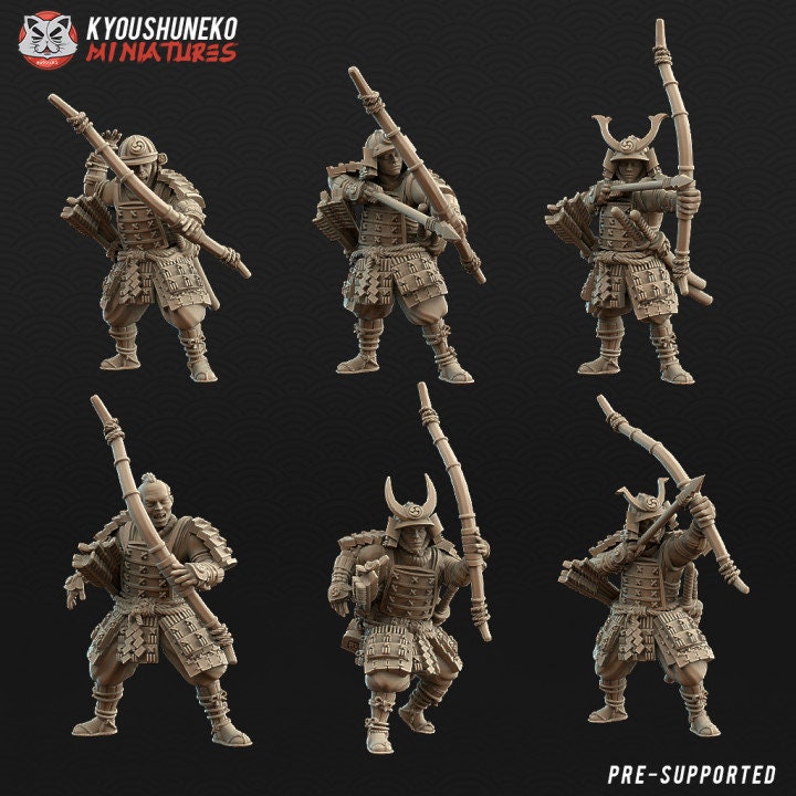 Japanese Samurai Musketmen - Kyoushuneko Miniatures