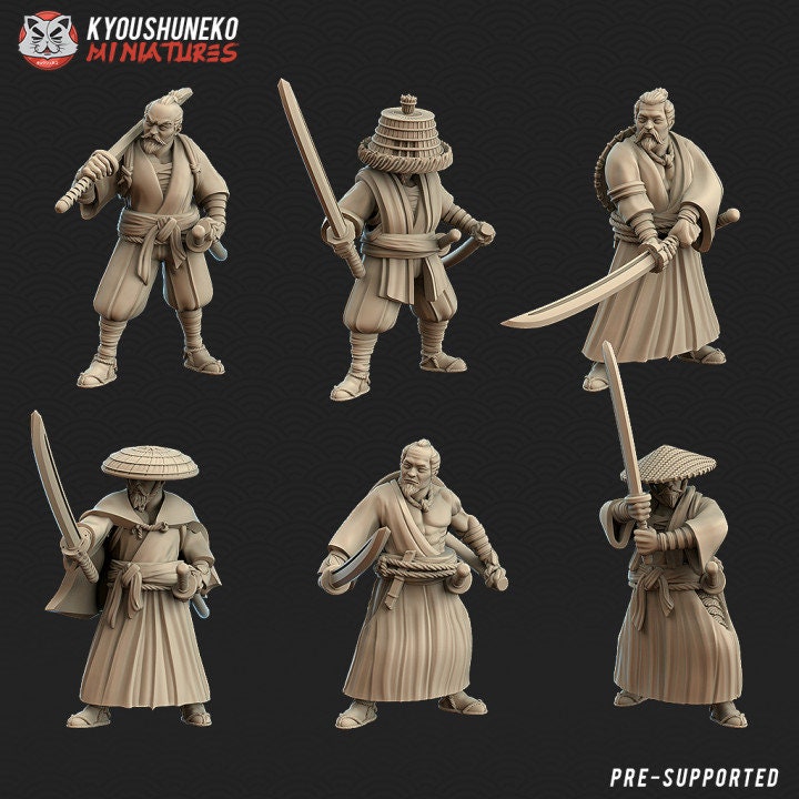 Japanese Ronin - Kyoushuneko Miniatures