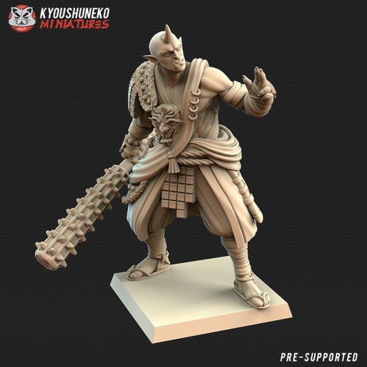 Japanese Sohei Monk Oni - Kyoushuneko Miniatures