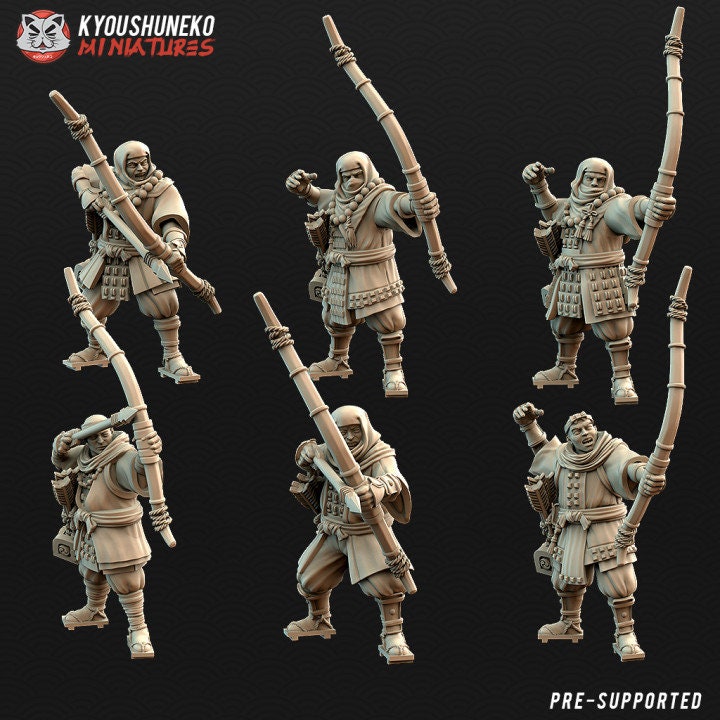 Sohei Monk Archers - Kyoushuneko Miniatures