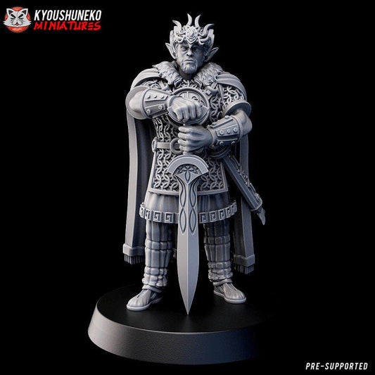 Gaelic Wood Elf King - Kyoushuneko Miniatures