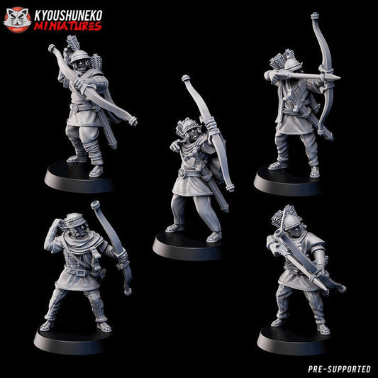 Gaelic Wood Elf Forest Guards - Kyoushuneko Miniatures