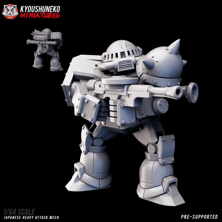 Japanese Heavy Attack Mech ww2 - Kyoushuneko Miniatures