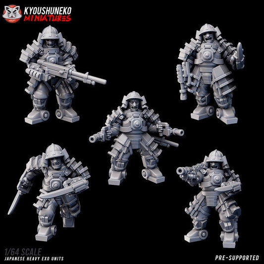 Japanese Heavy Exo Units ww2 - Kyoushuneko Miniatures