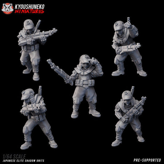 Japanese Elite Shadow Units ww2 - Kyoushuneko Miniatures