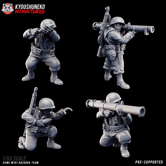 USMC Bazooka Team ww2 - Kyoushuneko Miniatures